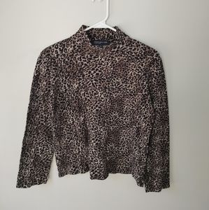 Jones New York Cheetah Print Top